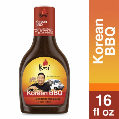 Kogi Korean BBQ Marinade and Sauce Perspective: front