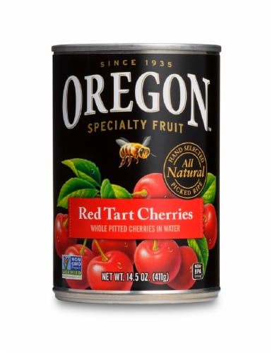 Oregon Fruit Products Pitted Red Tart Cherries Perspective: front