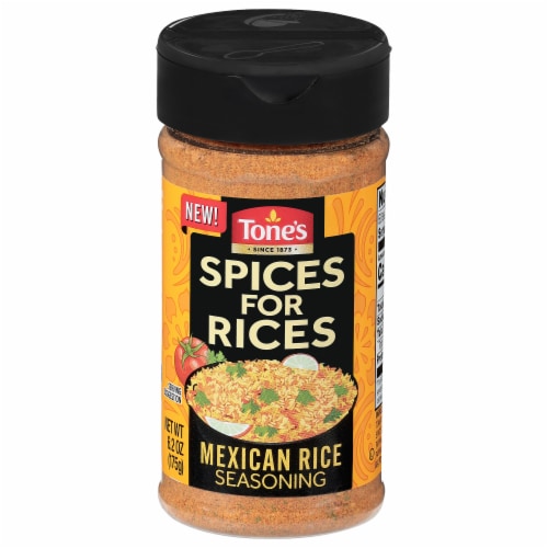 Tone's Spices for Rices Mexican Rice Seasoning Perspective: front