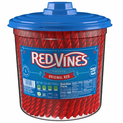 RED VINES Original Red Licorice Twists, 5oz Tray