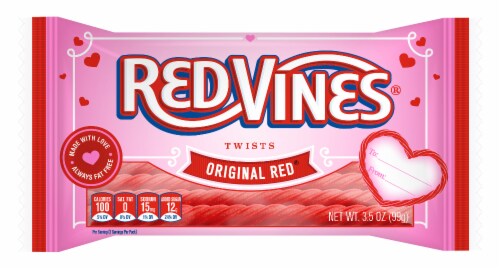 Red Vines Original Red Valentine's Day Twists Perspective: front