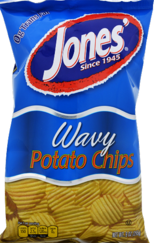 Jones Wavy Orginal Potato Chips Perspective: front