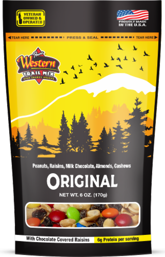 Powers Western Original Milk Chocolate Trail Mix Perspective: front