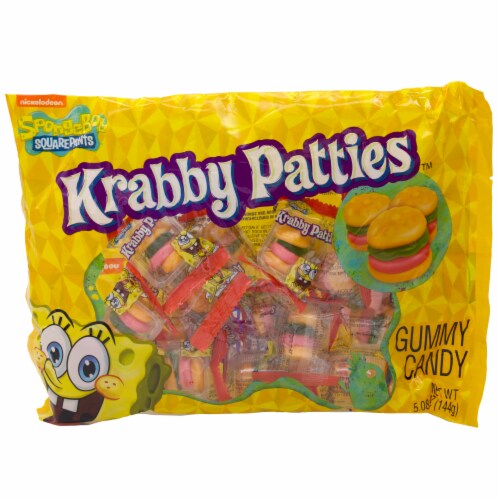 Krabby Patties™ Halloween Gummy Candy Perspective: front