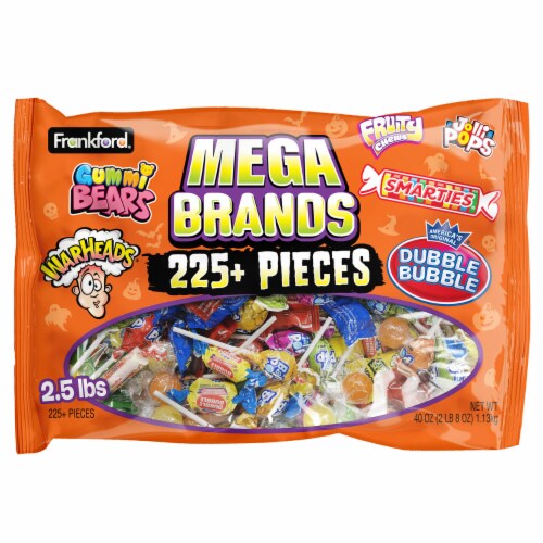 Frankford® Mega Brands Halloween Assorted Candy Bag Perspective: front