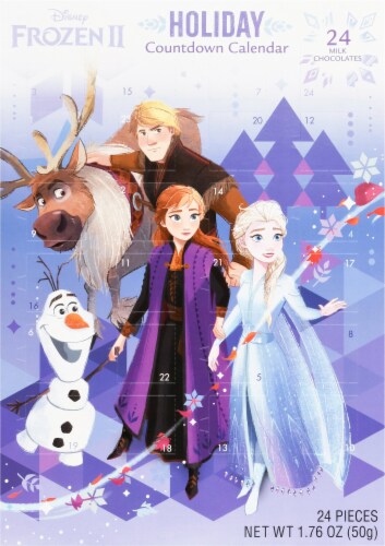 Disney Frozen 2 Holiday Countdown Calendar Perspective: front