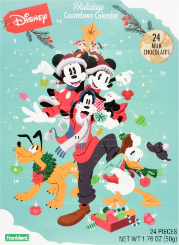Disney Mickey Holiday Countdown Calendar Perspective: front