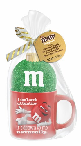 Frankford Candy's Red M&M Mug - Green Perspective: front