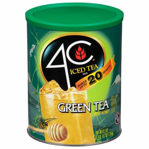 4C Green Iced Tea Mix Perspective: front