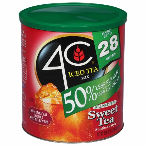 4C® Iced Tea Mix Sweet Tea Perspective: front