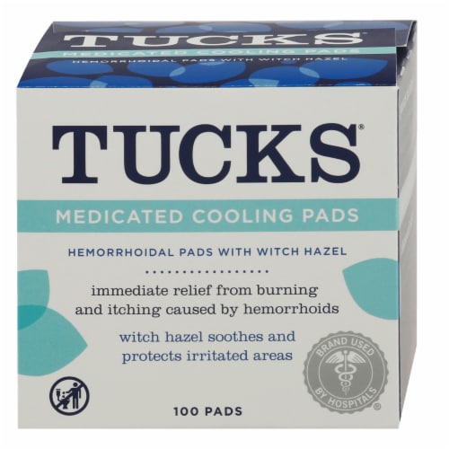 Tucks® Medicated Hemorrhoidal Cooling Pads Perspective: front