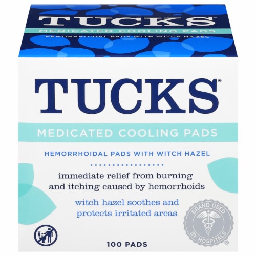 Tucks® Medicated Hemorrhoidal Cooling Pads Perspective: front