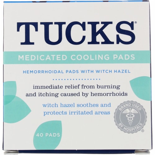 Tucks Medicated Hemorrhoid Cooling Pads Perspective: front