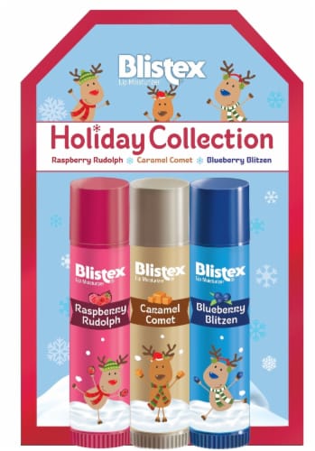 Blistex Holiday Reindeer Lip Balm Perspective: front