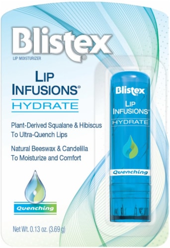 Blistex Lip Infusions Hydrate Lip Moisturizer Perspective: front