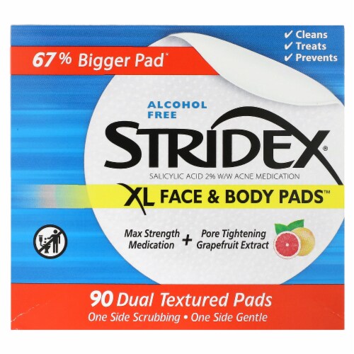 Stridex® XL Face & Body Pads Perspective: front