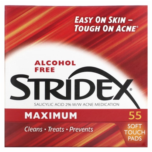 Stridex Single Textured Acne Pad Perspective: front