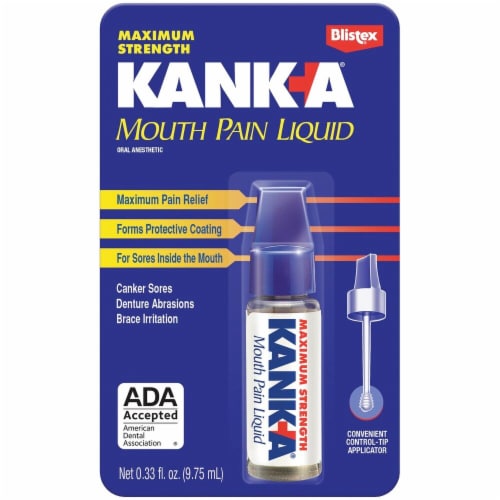 Kanka® Mouth Pain Liquid Relief Perspective: front