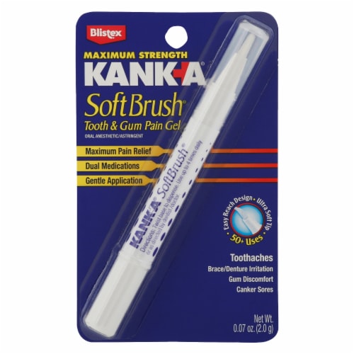 Kanka Soft Brush Tooth & Gum Pain Gel Perspective: front