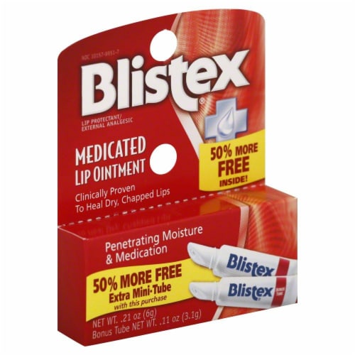 Blistex Medicated Lip Ointment Perspective: front