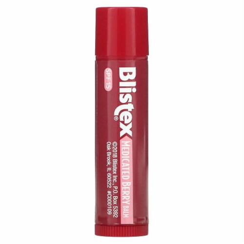 Blistex Medicated Lip Protectant/Sunscreen SPF 15 Berry - 0.15 oz (4.25 g) Perspective: front
