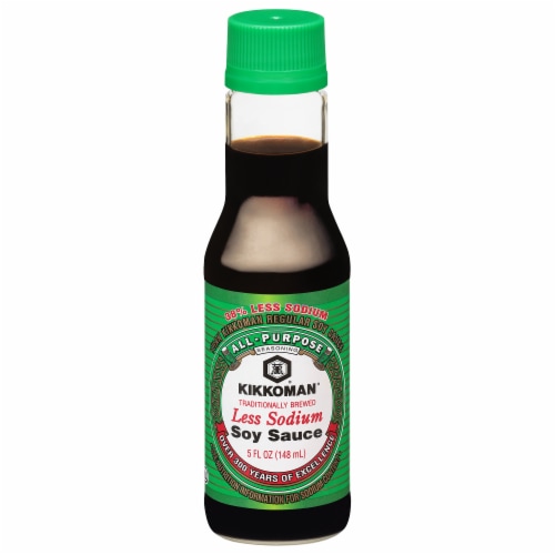 Kikkoman® Less Sodium Soy Sauce Perspective: front