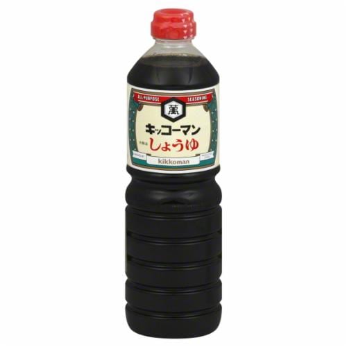 Kikkoman Soy Sauce Perspective: front