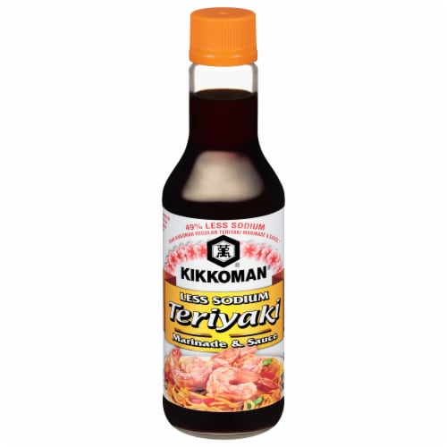 Kikkoman® Light Reduced Sodium Teriyaki Marinade & Sauce Perspective: front