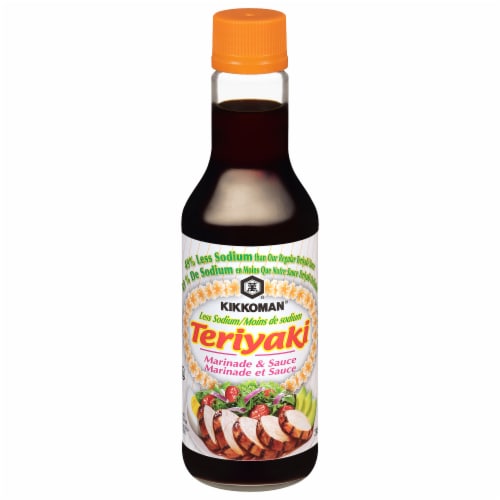 Kikkoman® Light Reduced Sodium Teriyaki Marinade & Sauce Perspective: front