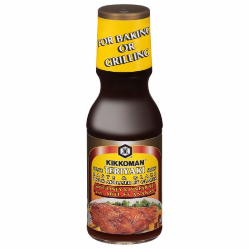 Kikkoman® Honey & Pineapple Flavor Teriyaki Baste & Glaze - Case Sale Perspective: front