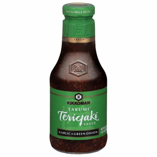 Kikkoman Takumi Garlic & Green Onion Teriyaki Sauce Perspective: front