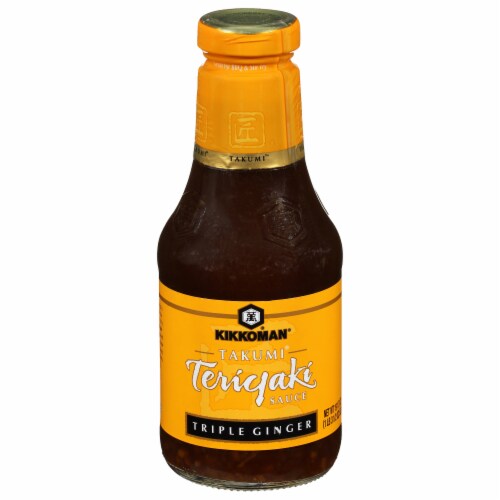 Kikkoman® Takumi Collection Triple Ginger Teriyaki Sauce Perspective: front