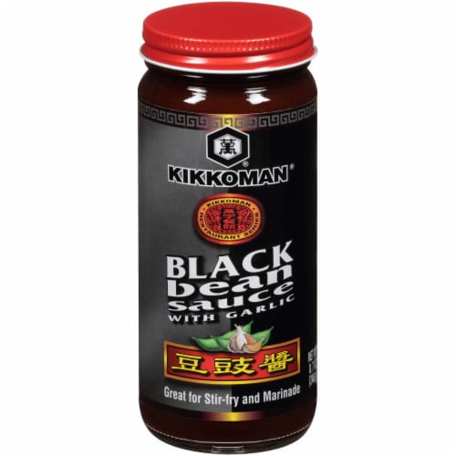 Kikkoman® Black Bean Sauce with Garlic Perspective: front