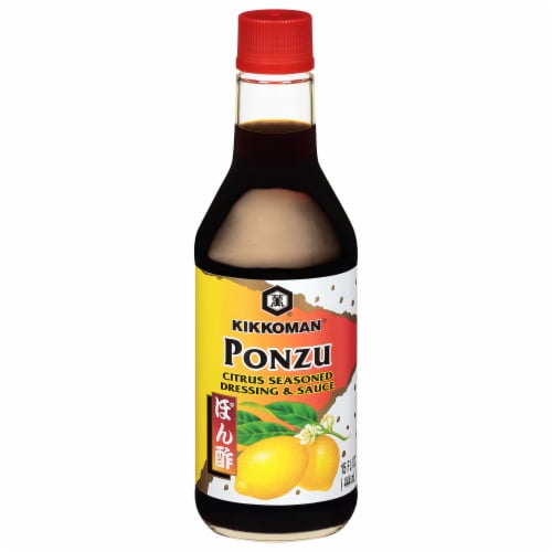 Kikkoman® Ponzu Yuzu Seasoning and Dressing Perspective: front
