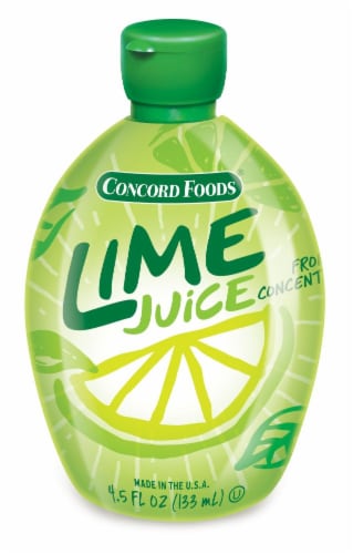 Concord Foods Lime Juice Perspective: front