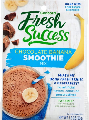 Concord Fresh Success Chocolate Banana Smoothie Mix Perspective: front