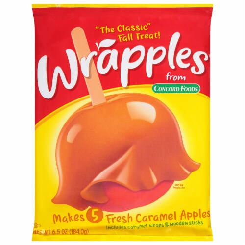 Concord Caramel Apple Wrapper Perspective: front