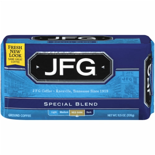 JFG Special Blend Medium-Dark Roast Ground Coffee Perspective: front