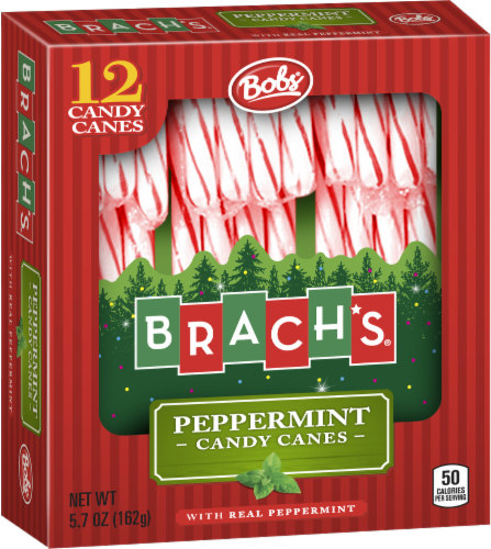 Brach's Peppermint Candy Canes Perspective: front