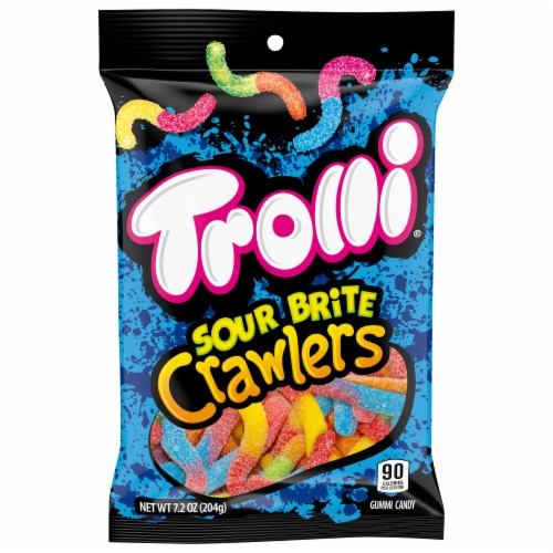 Trolli® Sour Brite Crawlers Gummi Candy Perspective: front