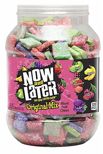Ferrara Now and Later Original Mix Fruit Chews Perspective: front