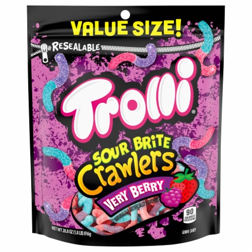 Trolli Very Berry Sour Brite Crawlers Perspective: front