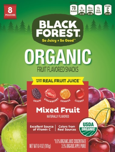 Black Forest® Organic Mixed Fruit Fruit Flavored Snacks Perspective: front