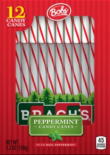 Mini Candy Canes Box, Peppermint Candy