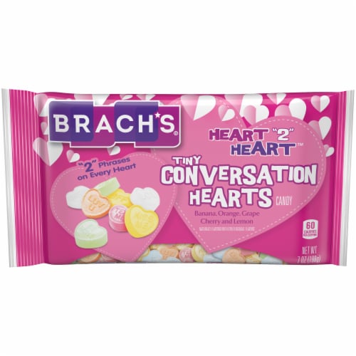 Brach's® Heart "2" Heart™ Tiny Conversation Hearts Candy Perspective: front