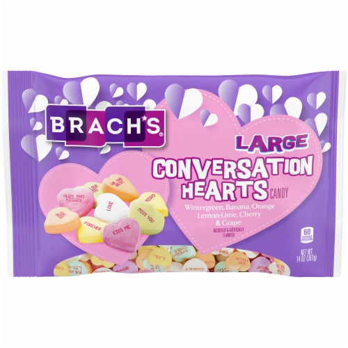 Brach's® Large Conversation Hearts Valentine Candy Perspective: front