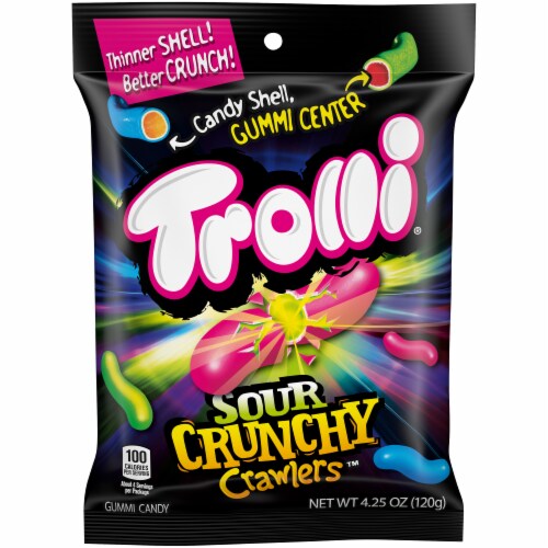 Trolli® Sour Crunchy Crawlers™ Candy Perspective: front
