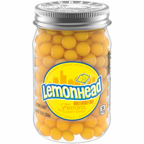 Lemonhead® Lemon Candy Jar Perspective: front
