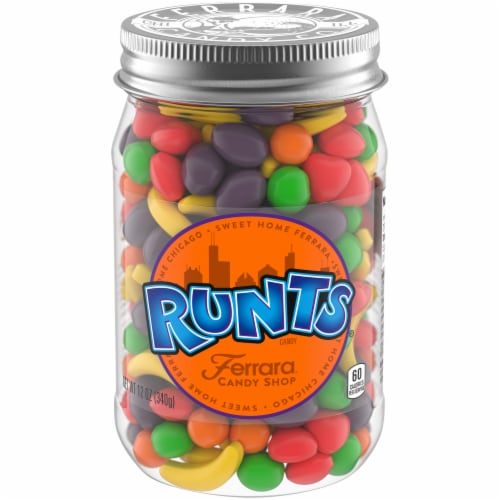 Ferrara Runts Candy Gift Jar 12 oz Gerbes Super Markets