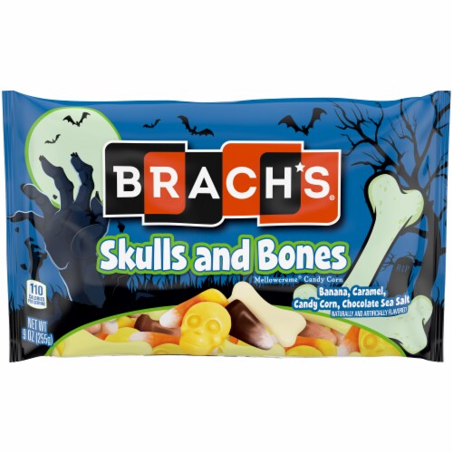 Brach's Skulls & Bones Candy Corn Perspective: front